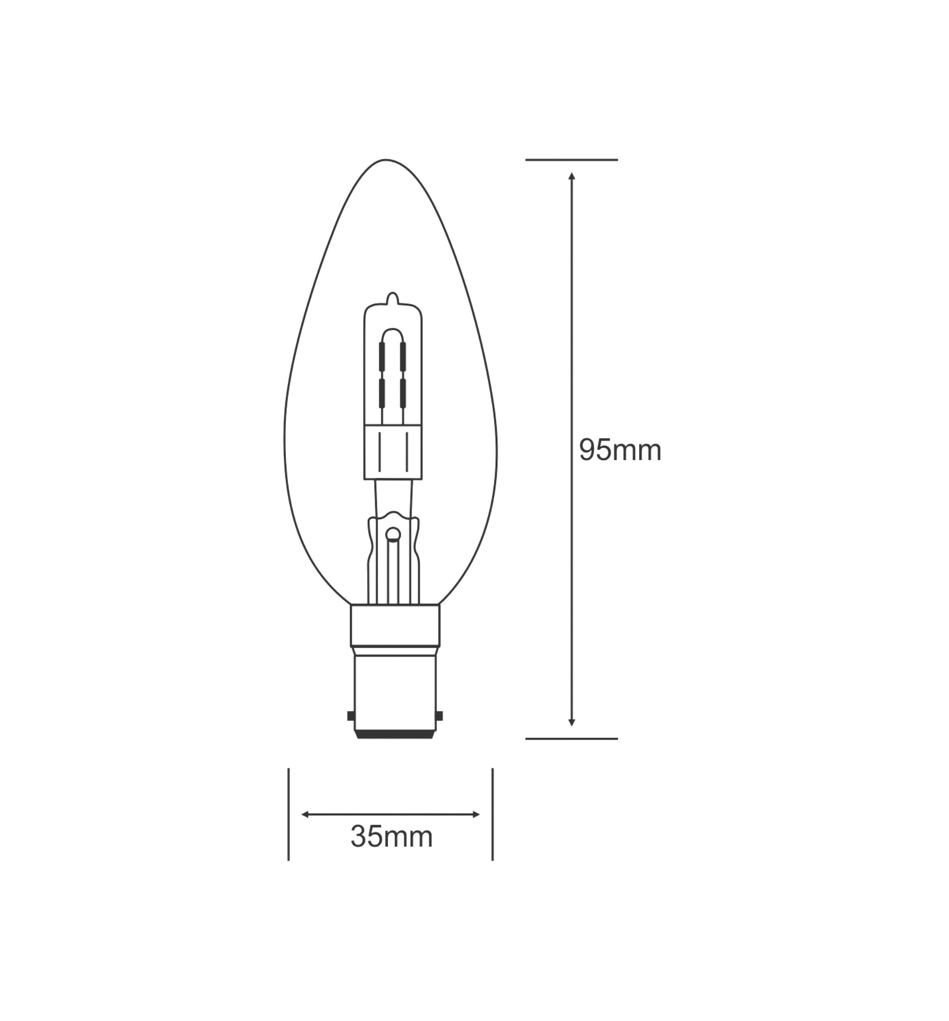 Halogen Trend Candle Halogen & Energy Saver Luxram Candle